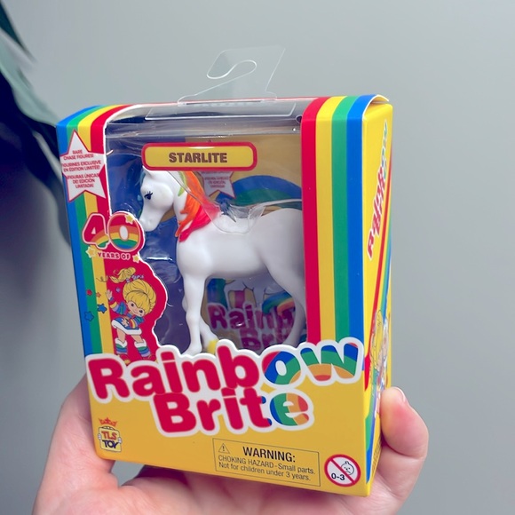 New Rainbow Brite RARE CHASE! Starlite 40th Anniversary 2023 Figure Horse - Picture 5 of 12